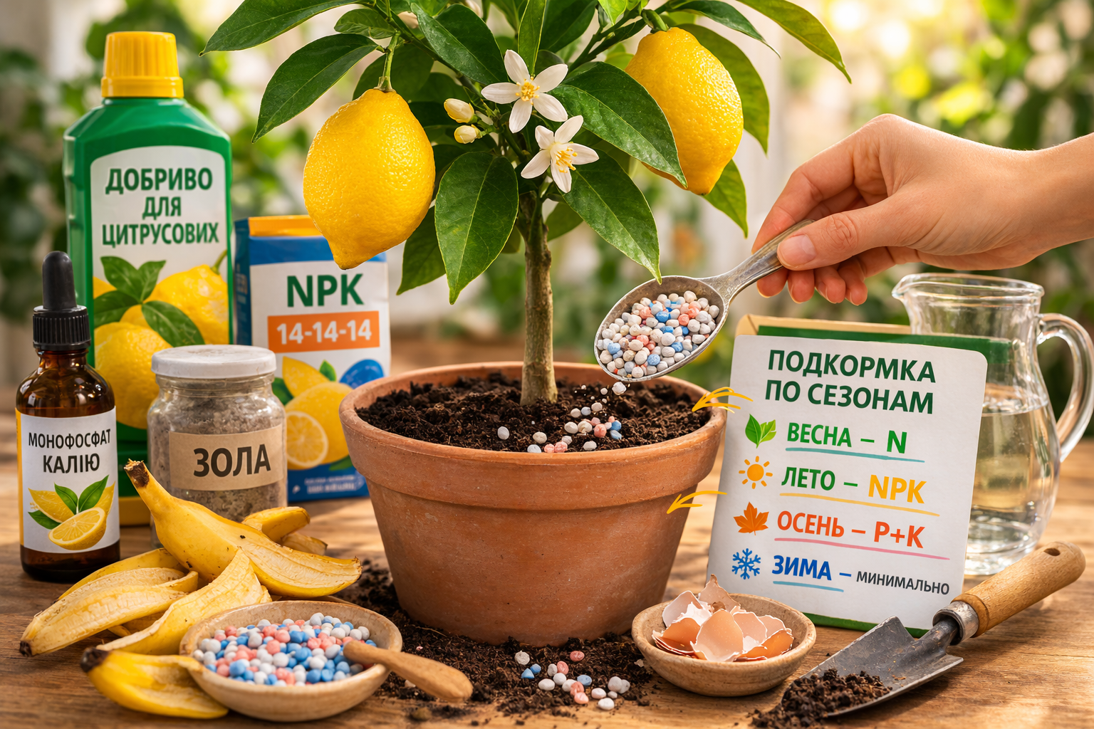 Подкормка лимонов